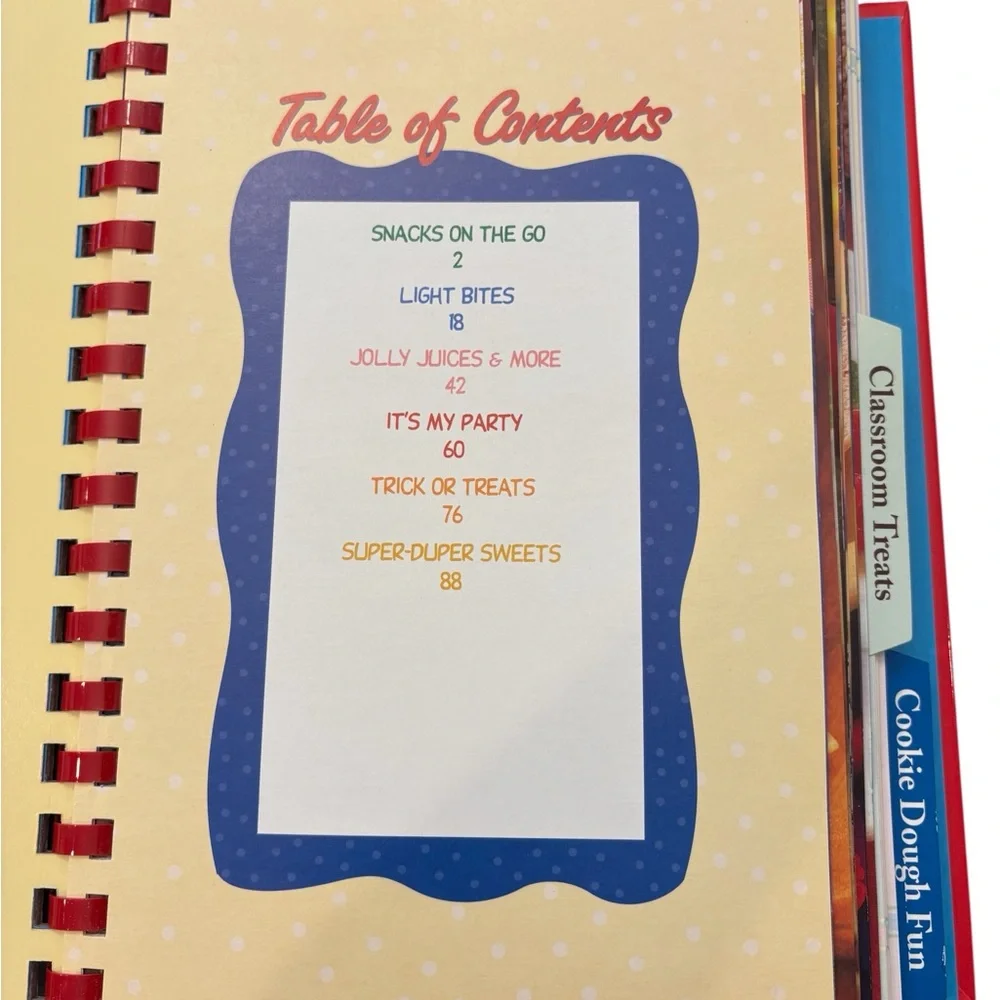 3 Books in 1 Cookbook‎ Silly Snacks Classroom Treats Cookie Dough Fun Kids Moms